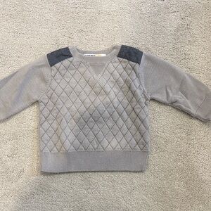 Gymboree Gray Quilted Kids Sweater